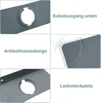 Chedin Fém Tonie Polc - Mágneses Fali Tárolórendszer 20 Tonie Figurához és Dobozhoz - Gyerekszoba Rendszerező Minimál Stílusban (Szürke) 4