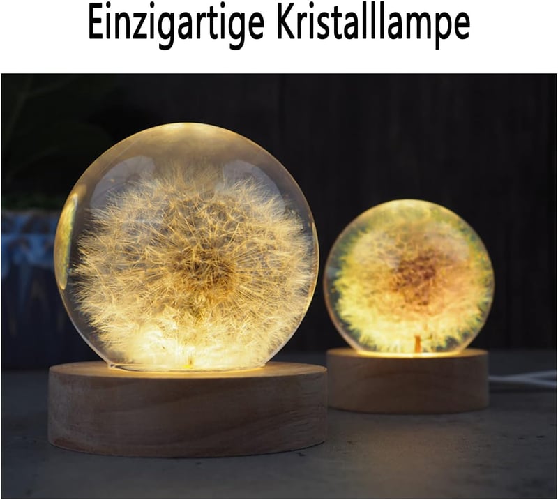 Chedin kerek szilikon LED világító alap fa dekorációhoz, kristály szobor kiállítási talp meleg fénnyel - Warm light.