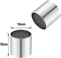 Chedin M16/M18/M18.5/M20/M22 Víztakarékos Csapszűrő Készlet - 4 db Krómozott Perlátor Szett Belső Menetes Csaptelepekhez, Vízsugár Szabályoz 2