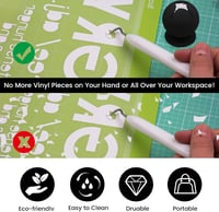 Chedin Vinyl Hulladék Gyűjtő Szilikon Szívópoharas Vágógép Kiegészítő Fekete 4