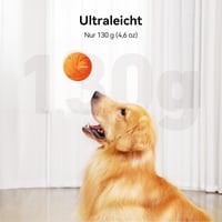 Cheerble Interaktív Kutyalabda - Önmozgó Intelligens Kutyajáték 3 Játékmóddal, LED Fényekkel, Közepes és Nagy Kutyáknak - Narancs 7