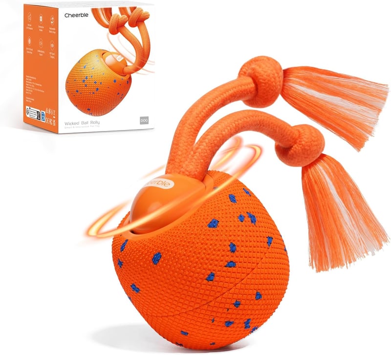 Cheerble Wicked Ball Rolly interaktív kutyajáték USB-C töltéssel