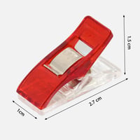 Cheerhom 50 bucăți cleme pentru cusut 27x10 mm, cleme pentru țesături, pentru cusut DIY, quilting, croșetat, accesorii pentru lucru de mână 3