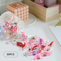 Cheerhom 50 bucăți cleme pentru cusut 27x10 mm, cleme pentru țesături, pentru cusut DIY, quilting, croșetat, accesorii pentru lucru de mână 5