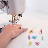Cheerhom 50 bucăți cleme pentru cusut 27x10 mm, cleme pentru țesături, pentru cusut DIY, quilting, croșetat, accesorii pentru lucru de mână 6