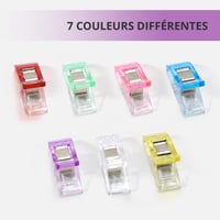 Cheerhom 50 bucăți cleme pentru cusut 27x10 mm, cleme pentru țesături, pentru cusut DIY, quilting, croșetat, accesorii pentru lucru de mână 2