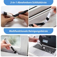 Teleskopická trubica Cheerhom pre vysávače Dyson V7 V8 V10 V11 V15, pevná predlžovacia trubica s rýchlospojkou a dvoma kefami 2 v 1, modrá 7