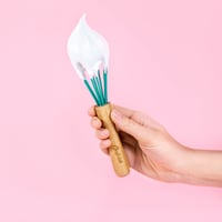 Chefclub Kids set od 5 mini kuhinjskih pomagala od bambusa i silikona za djecu od 4 godine naviše 4