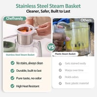 CHEFHANDY 5 az 1-ben bébiételmixer, gőzölő, melegítő zöld 3