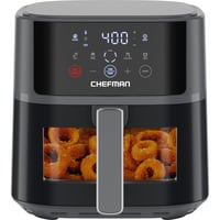 Chefman 5,7 literes kompakt forrólevegős sütő Hi-Fry technológiával, érintőképernyős vezérléssel, extra ropogós eredményekért 1