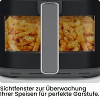 Chefman 5,7 literes kompakt forrólevegős sütő Hi-Fry technológiával, érintőképernyős vezérléssel, extra ropogós eredményekért 6