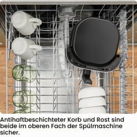 Chefman 5,7 literes kompakt forrólevegős sütő Hi-Fry technológiával, érintőképernyős vezérléssel, extra ropogós eredményekért 7