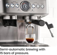 Chefman Crema Supreme 15 bar espresso kávéfőző tejhabosítóval és kávéőrlővel 4