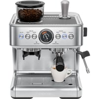 Espresso kávovar Chefman Crema Supreme s tlakom 15 barov, mlynčekom na kávu a 30 stupňami hrubosti mletia 1