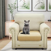 CHELZEN super stretch ülőpárnahuzat L-alakú kanapéhoz, fixen rögzíthető chaise longu huzat, világosszürke ülésvédő huzat 2
