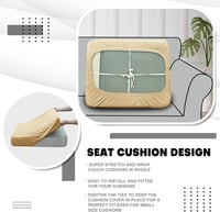 CHELZEN super stretch ülőpárnahuzat L-alakú kanapéhoz, fixen rögzíthető chaise longu huzat, világosszürke ülésvédő huzat 3