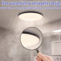 Lampă de tavan LED reglabilă CHENBEN cu telecomandă, 24W, RGB, 3000K-6500K, luminozitate reglabilă 6