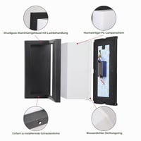 Lampă de perete pentru exterior CHENBEN IP65 18W 3000K Alb Cald, corp de iluminat LED rezistent la apă 5