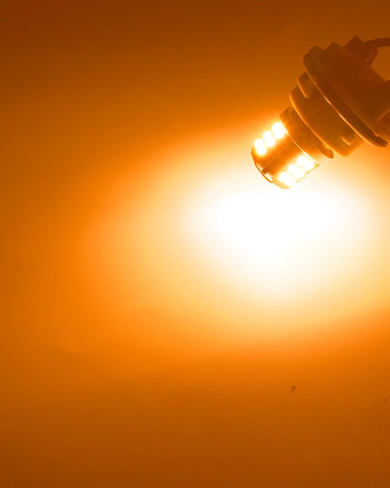 Chengguang 2db Sárga Amber 581 LED Izzó 12V 7.5W 800LM