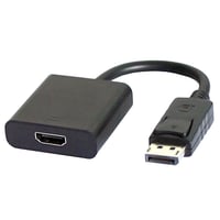 Adaptér chenyang DisplayPort na HDMI, pozlátený prevodný kábel (DP samec na HDMI samica) pre počítač, notebook, monitor a projektor, čierny 1