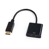 Adaptér chenyang DisplayPort na HDMI, pozlátený prevodný kábel (DP samec na HDMI samica) pre počítač, notebook, monitor a projektor, čierny 2