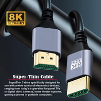 chenyang HDMI 2.1 kábel 8K 60Hz 4K 120Hz 48Gbps aranyozott 2m 2