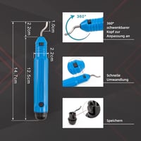Cherbowing kézi csőhajlító réz és fékvezeték 1/4"-7/8" 90° szögű 5