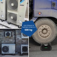 Cherbowing padlókonsol rezgéscsillapító alap klímához – 600 mm, 400 kg terhelhetőség 4