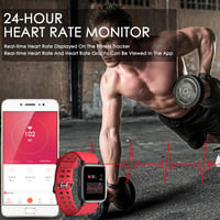 Inteligentné hodinky CHEREEKI s meračom tepu, vodotesnosť IP68, fitness náramok s 1,3-palcovým dotykovým displejom, krokomerom, pre mužov, ženy aj deti 4