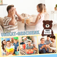 Ursuleț Croșetat CheriGift pentru Tata - Cadou de Ziua de Naștere pentru Tătic, Decorațiune Handmade cu Ursuleț Pozitiv 4