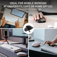 Bluetooth myš Cherry Gentix BT, multi-device, 1000/2000 DPI – čierna 8