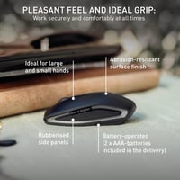 Bluetooth myš Cherry Gentix BT, multi-device, 1000/2000 DPI – čierna 7