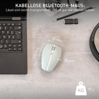 CHERRY GENTIX BT Vezeték nélküli Bluetooth Egér 7 Gombbal - Agave Green 3