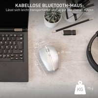 Bezdrôtová Bluetooth myš CHERRY GENTIX BT so 7 tlačidlami, Frosted Silver 3