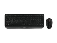 CHERRY GENTIX Desktop bezdrôtová súprava klávesnice a myši, čierna, nemecká lokalizácia – chýba podpierka klávesnice (stav: pozri 2. obrázok) 7