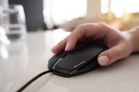 Mouse Optic cu Fir CHERRY GENTIX cu Rotiță de Precizie – Negru 2