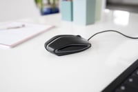 Mouse Optic cu Fir CHERRY GENTIX cu Rotiță de Precizie – Negru 6