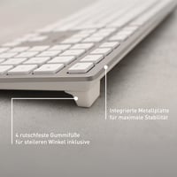 Káblová klávesnica CHERRY KC 6000 Slim for Mac, USB-A, biela — Kláves ESC sa odpojil od klávesnice (stav: pozri 2. obrázok) 9