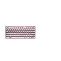 CHERRY KW 7100 MINI BT Kompaktná Bluetooth klávesnica s 3 kanálmi, US-International QWERTY rozloženie, plochý dizajn, vrátane puzdra, Cherry Blossom 1