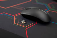 Mouse wireless CHERRY MW 2400, design simetric, 2,4 GHz, senzor optic, pentru dreptaci și stângaci, negru 5