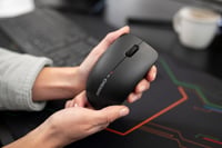 Mouse wireless CHERRY MW 2400, design simetric, 2,4 GHz, senzor optic, pentru dreptaci și stângaci, negru 6