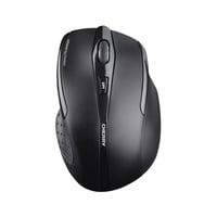CHERRY MW 3000 Bezdrôtová ergonomická myš pre pravákov – čierna, 2,4 GHz, 6 tlačidiel, optický snímač, pogumované bočné strany 1