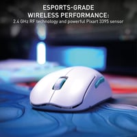 Cherry XTRFY M68 Wireless ultrakönnyű gamer egér, 2,4 GHz, szimmetrikus - fehér 4