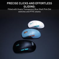 Cherry XTRFY M68 Wireless ultrakönnyű gamer egér, 2,4 GHz, szimmetrikus - fehér 7