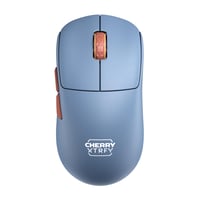 Bezdrôtová ultraľahká herná myš CHERRY XTRFY M68, 2,4 GHz, symetrický tvar, e-šport, modrá 1