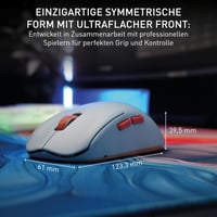 Bezdrôtová ultraľahká herná myš CHERRY XTRFY M68, 2,4 GHz, symetrický tvar, e-šport, modrá 3