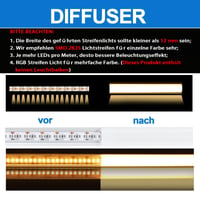 Chesbung LED hliníkový rohový profil biely, tvar V, 4x1 m pre LED pásy (1-12 mm), s mliečnym krytom, koncovkami a kovovými úchytkami, 45 stupňov — sada 4 ks 6
