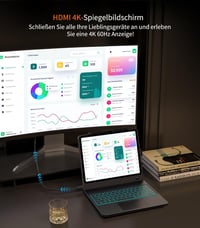 CHESONA ArmorDock iPad Pro 12.9 tok 6az1-ben hub dokkolóállomás billentyűzettel 7