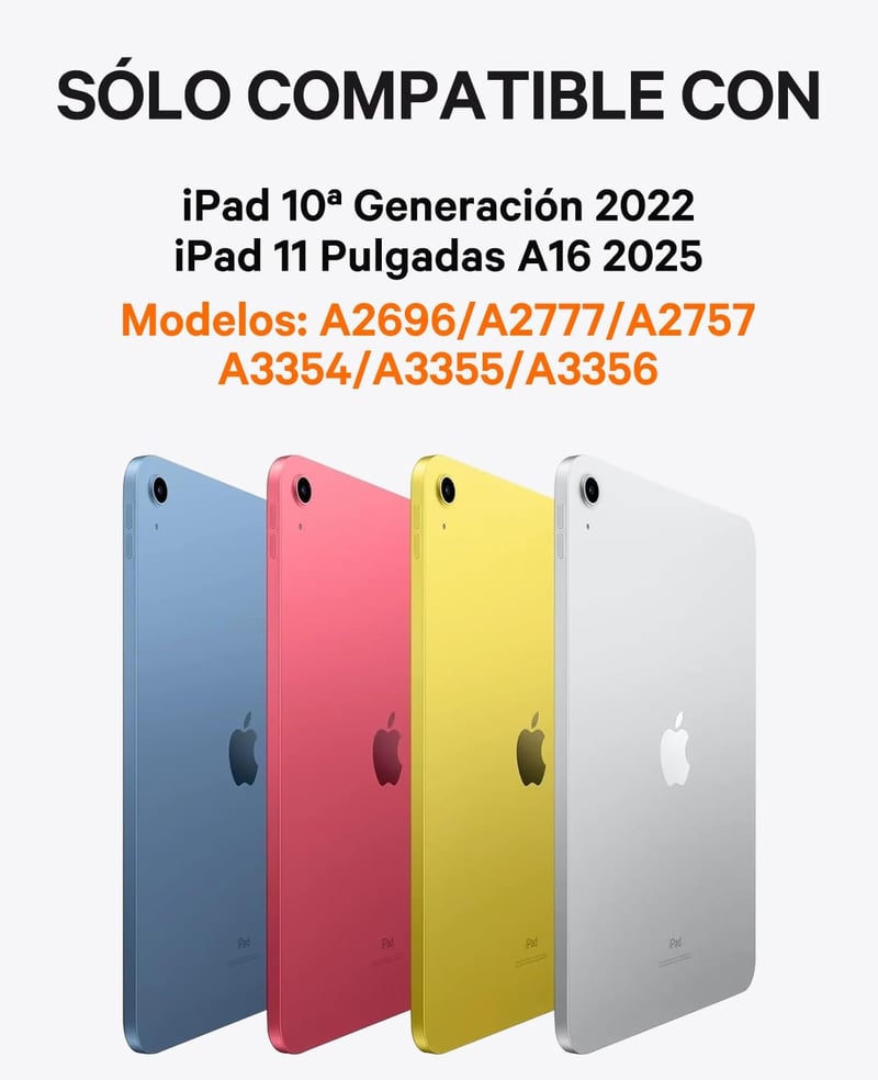CHESONA iPad 10. generáció 10.9 hüvelykes szürke billentyűzet