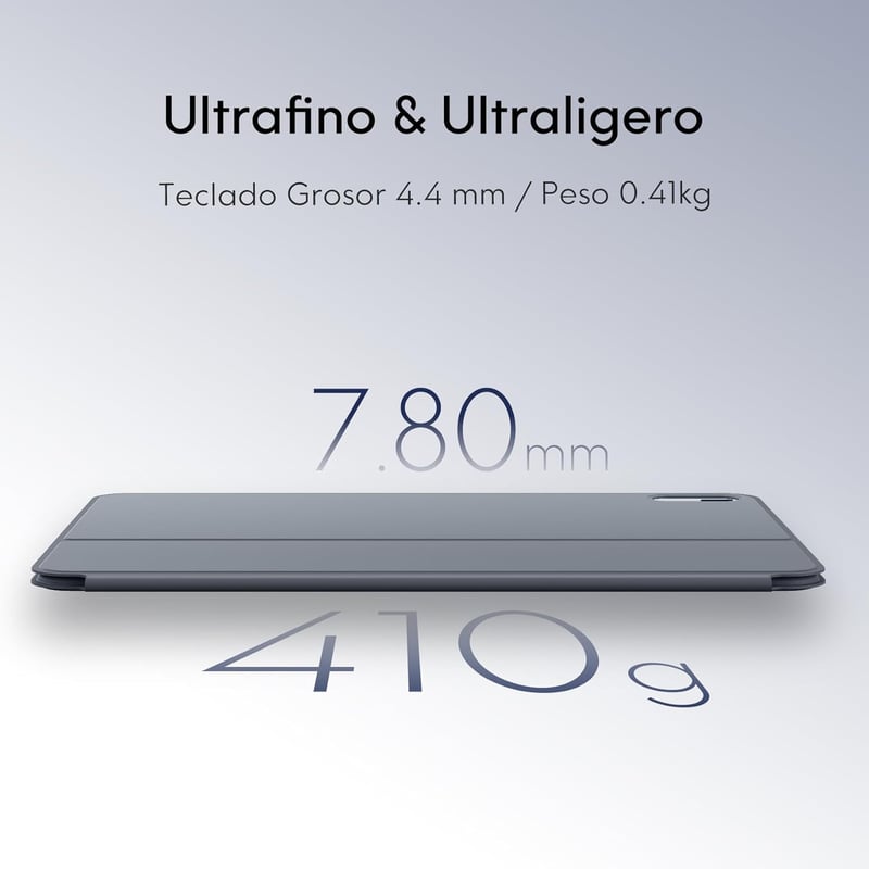CHESONA iPad 10. generáció 10.9 hüvelykes szürke billentyűzet